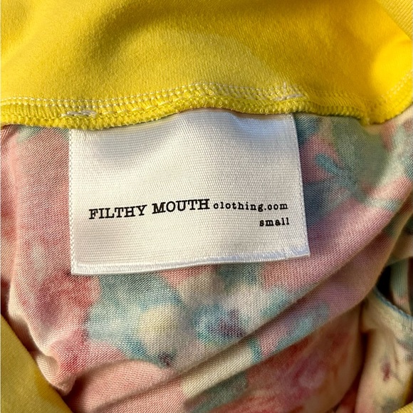 Filthy Mouth Strapless Maxi Dress.  Size Small. - Picture 6 of 7